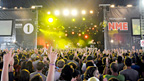 The Radio 1/NME Stage hosted indie favourites like Delphic.
