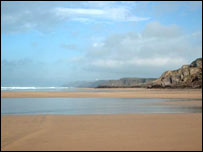 Crooklets beach