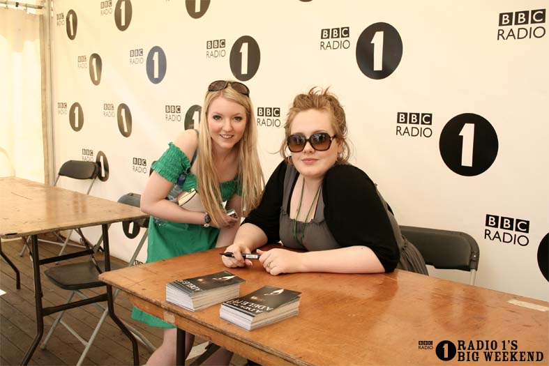 Signing sessions with Adele