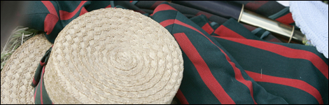 Hat and blazer