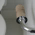 A universal symbol of a blokey house - no loo roll!