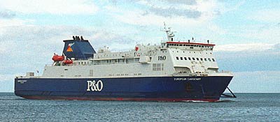 European Causeway is one of the newest vessels on the Larne - Cairnryan route