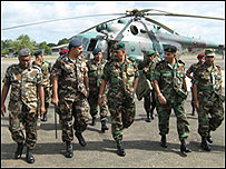 Sarath Fonseka commanded the army to its victory against the LTTE