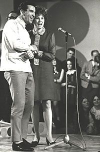 Ruby Murray and Brendan O'Dowda taking part in 'Rinnce Mor', 1968