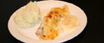 Chicory with ham and cheese sauce