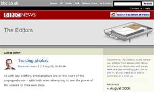 The Editors Blog website