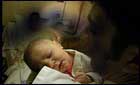 A baby in hospital