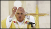 O papa Bento 16 celebra missa na Jordânia