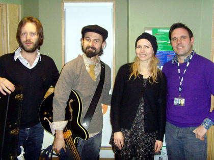 Guest host Shaun Keaveny was joined in the studio by side-project of Cardigans singer Nina Persson, A Camp.