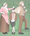 Image of working family