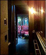 The haunted corridor at the Boardwalk