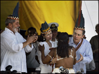 Lula e Uribe