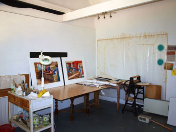Studio above a shop