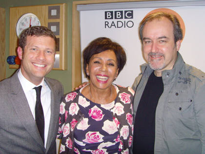 Dermot welcomes Dame Shirley Bassey and David Arnold into the studio