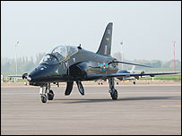 Hawk at Southend Airport