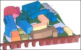 Artist's impression of the new campus