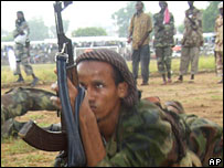 Somali'de bir asker