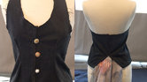 Denim waistcoat...