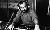 John in the studio