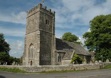West Stafford Church, possibly the setting for Angel & Tess's wedding.