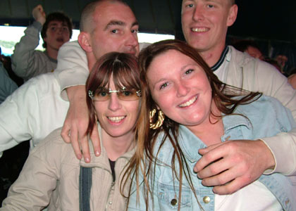 Saturday crowd