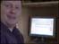 Man and a computer screen