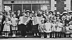 Reaction to VE Day Announcement