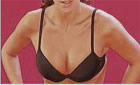 Woman's cleavage