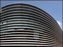 Curve exterior in March 2008 - photo by Richard Brine