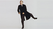 Actor Martin Jarvis as Jeeves