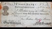 One guinea note issued by Union Bank, Haverfordwest.