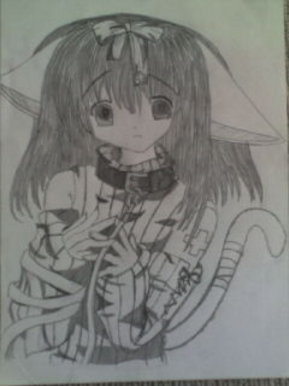 Anime cat girl