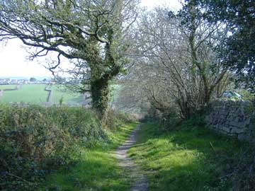 Path between Treesmill and Par Beach