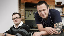 Alasdair Hooper (left) and James Knight Pacheco enter the world of event catering