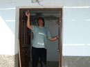 Fred sanding