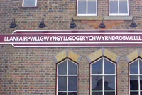Arwydd Llanfairpwll