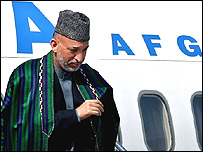 Afganistan Cumhurbaşkanı Hamid Karzai