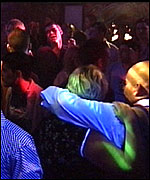 Crowded bar