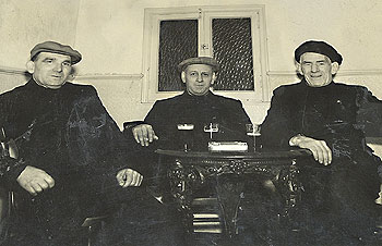 Some of the old  crew of the Sir Samuel Kelly relax in  what was the Royal Bar, Donaghadee