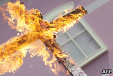 burning Barbie