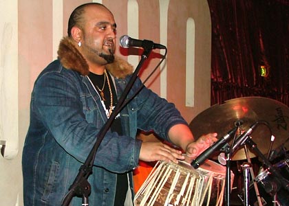 Sunil on the tabla