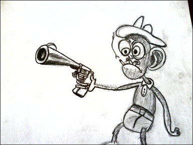 Gangsta monkey =]