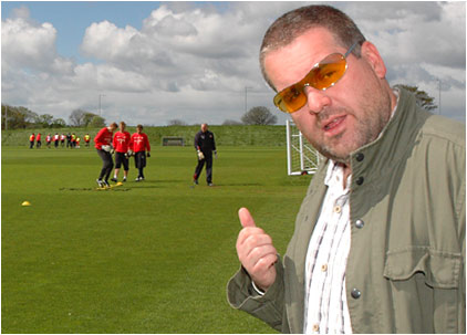 Moyles at the Stadium of Light