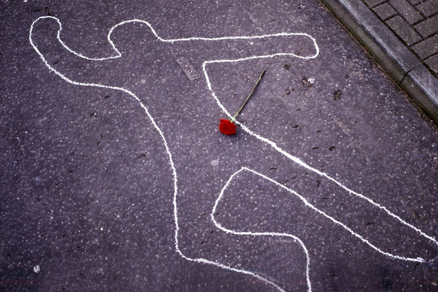 murder scene