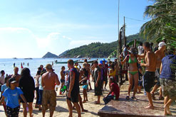 Beach party courtesy of permanently scatteredbrained at Flickr.com