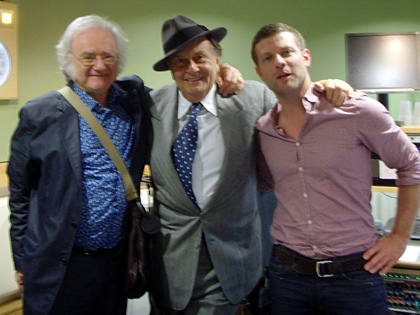 Dermot and Carl Davis CBE and Barry Humphries CBE aka Dame Edna Everage.