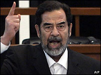 Cựu tổng thống Iraq Saddam Hussein 