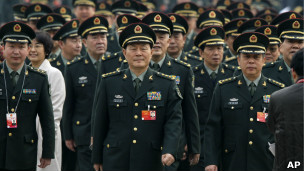 中国军官