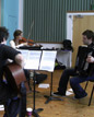 Musicians rehearsing