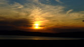 sunset in northern...